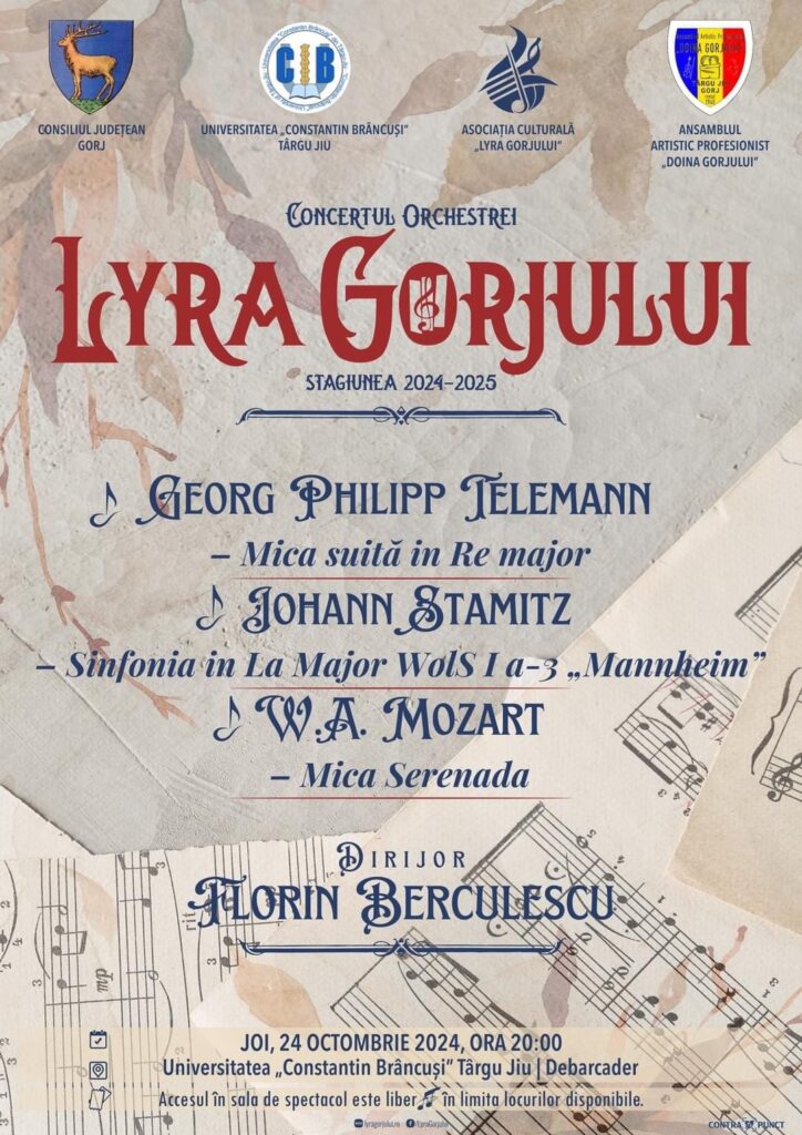 Concert al Orchestrei „Lyra Gorjului”, la UCB