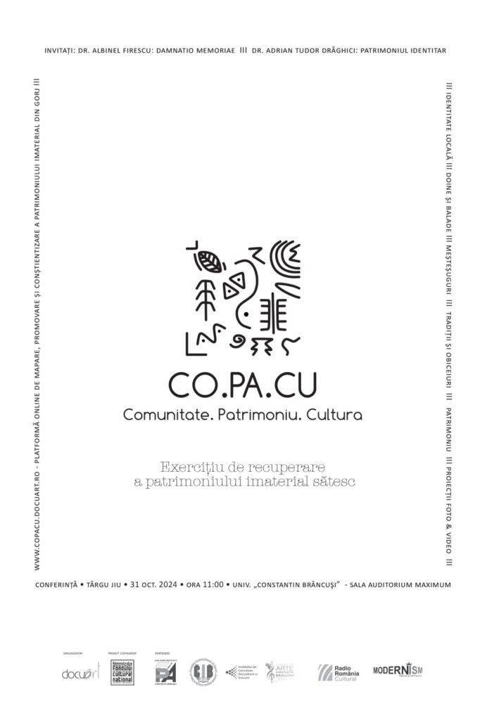 Universitatea „Constantin Brâncuși” din Târgu Jiu găzduiește un eveniment dedicat patrimoniului cultural din Gorj
