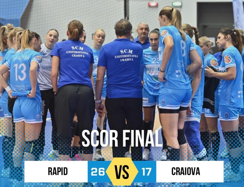Handbal (f) / SCMU Craiova nu a jucat mare lucru în deplasarea de la Rapid