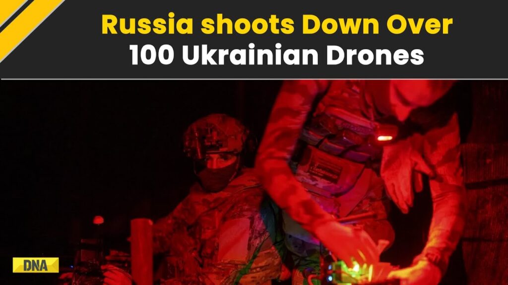 Apărarea antiaeriană rusă a doborât peste 100 de drone ucrainene