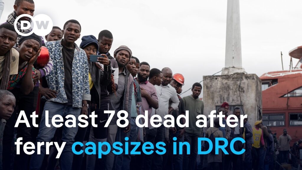 (VIDEO) Cel puțin 78 de oameni au murit după ce un feribot s-a scufundat în Congo