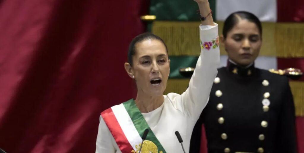 Claudia Sheinbaum a depus jurământul ca prima femeie președinte a Mexicului