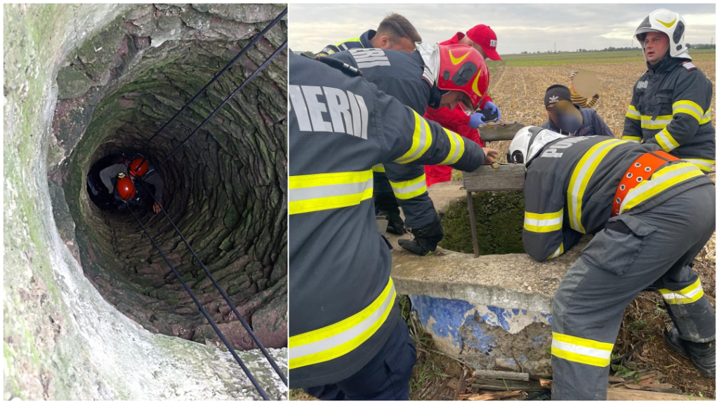 Un cioban a căzut într-o fântână seacă după ce a scos din ea o oaie