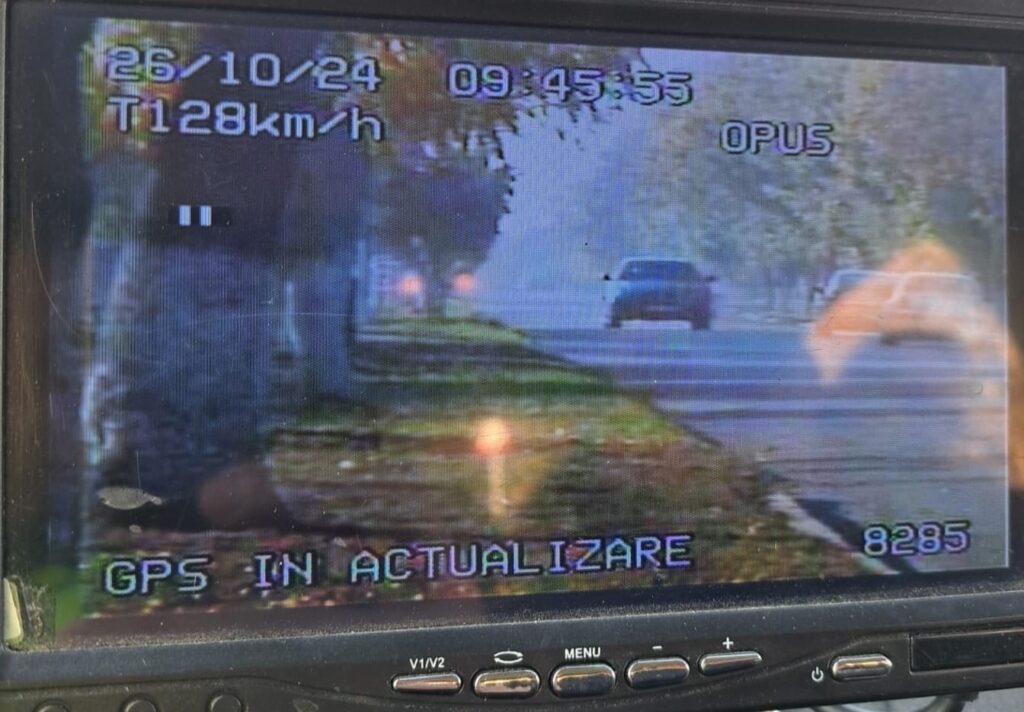 Înregistrat de aparatul radar cu viteza de 128 km/h, în Segarcea
