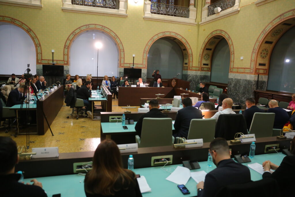 Dialog aprins în şedinţa Consiliului Local Craiova. Un consilier s-a trezit cu microfonul tăiat