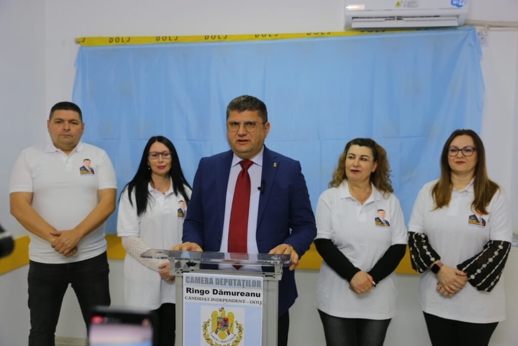 Ringo Dămureanu: „Partidele au impus pe poziţii eligibile oameni care nu au nicio legătură cu judeţul Dolj. Acesta este respectul pe care îl acordă judeţului”