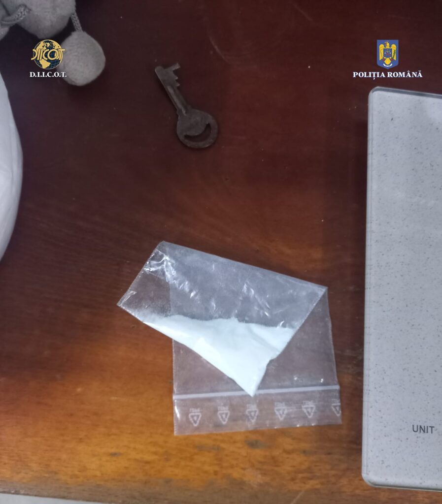 Mehedinți: Aproape un kilogram de ketamină, descoperit în urma unui flagrant