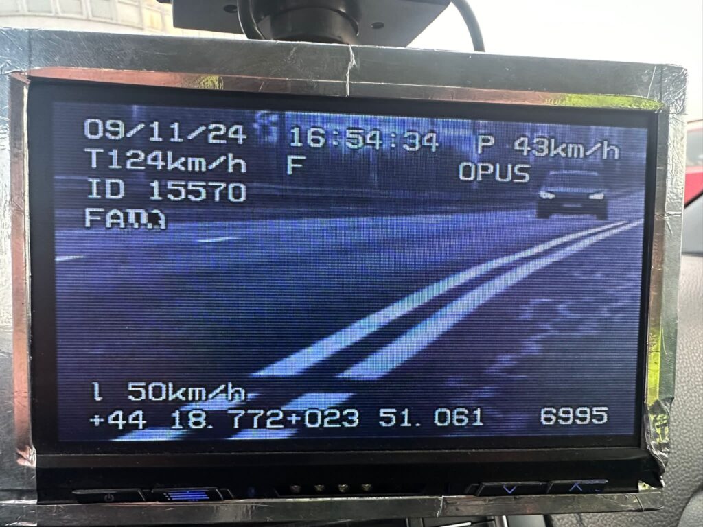 Un bucureștean, prins conducând cu 124 km/h în Craiova