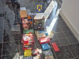 Peste 7 kilograme de articole pirotehnice descoperite de polițiștii mehedințeni