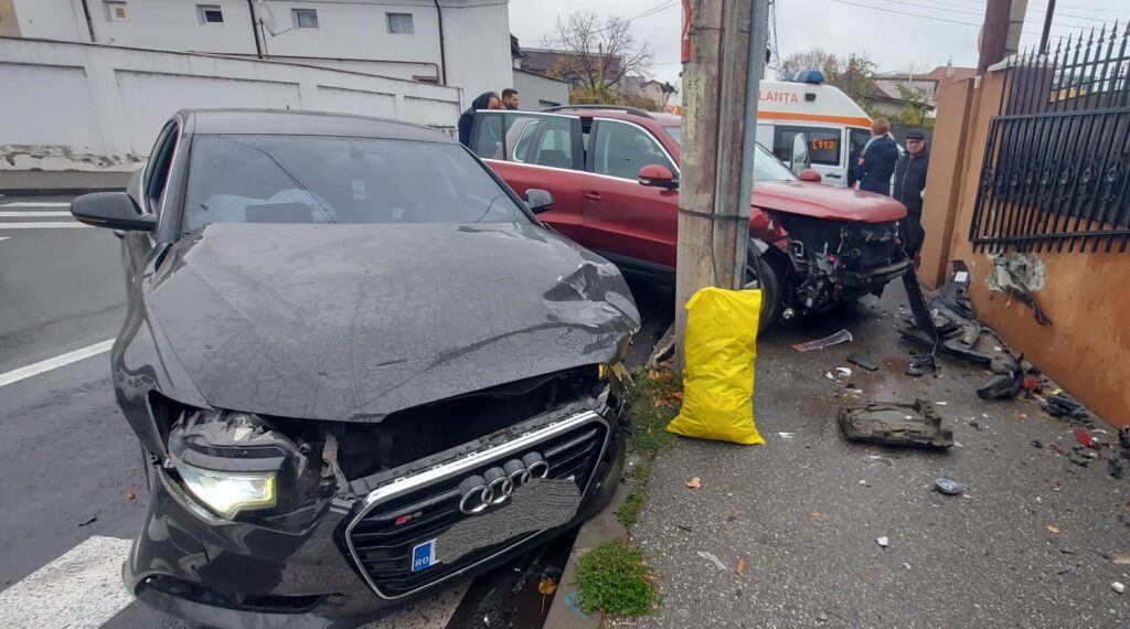 Accident cu două victime în Craiova