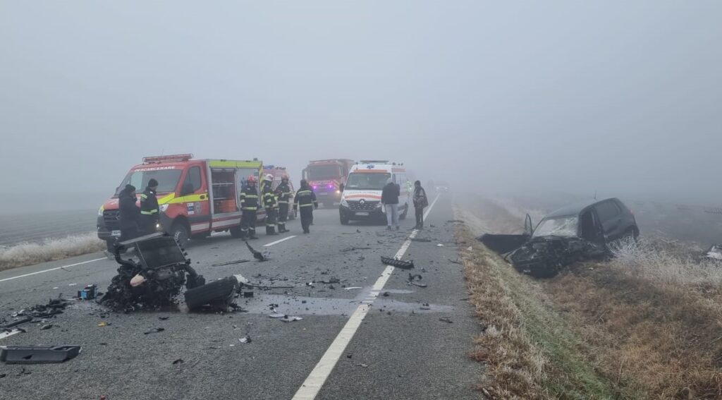 Accident mortal pe DN 56, între Maglavit și Moțăței