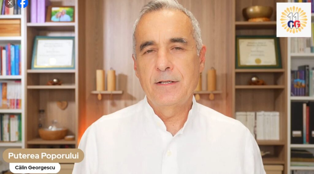 (VIDEO) Călin Georgescu, delir mistic după victoria în primul tur