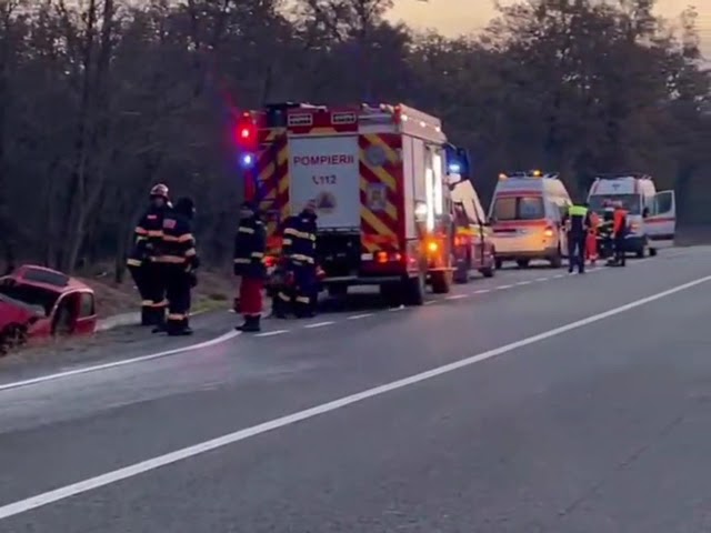 (VIDEO) Dolj: Un băiat de 14 ani a murit într-un accident pe DN 56