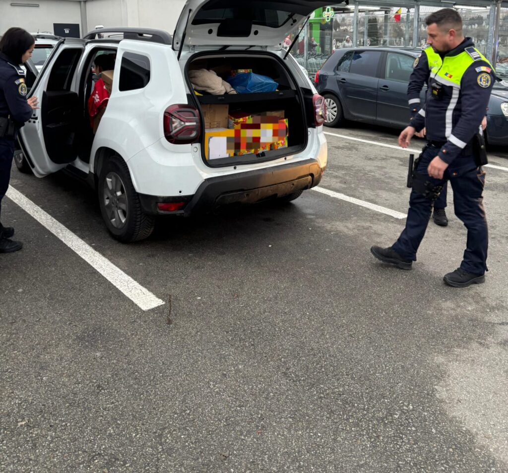 (VIDEO) Craiova: Aproximativ 250 de kg de materiale pirotehnice indisponibilizate