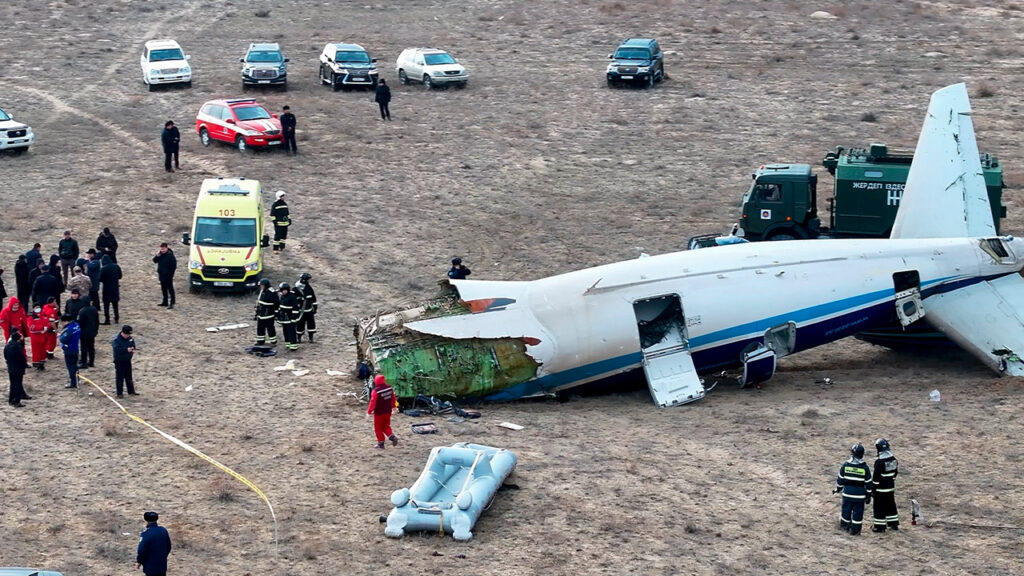 32 de supraviețuitori după ce un avion s-a prăbușit în Kazahstan
