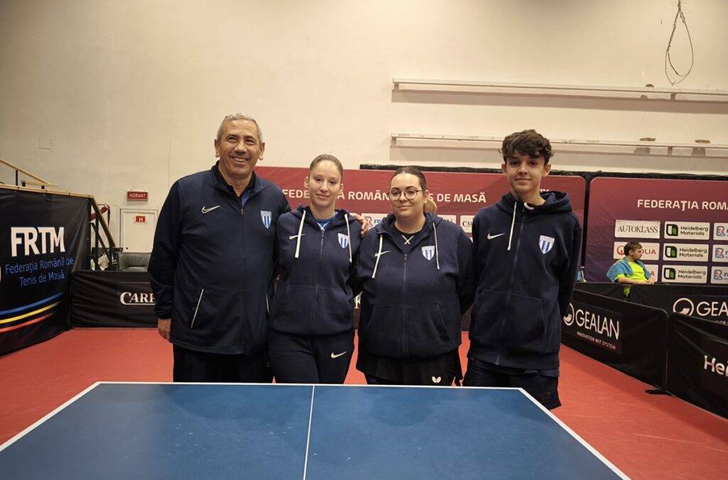 Tenis de masă / Sportivii de la CSU Craiova, prestaţii bune la CN Individual de Tineret