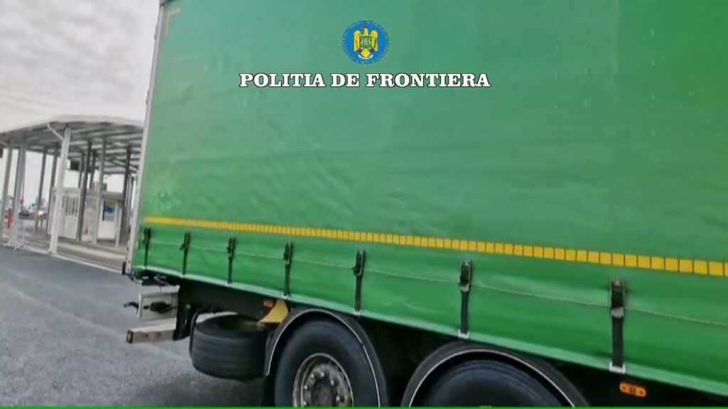 (VIDEO) Ansamblu rutier în valoare de 100.000 de euro, căutat în Polonia, descoperit la Nădlac