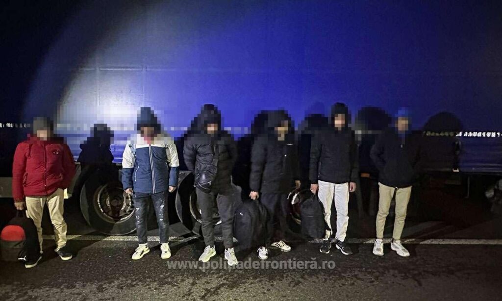 (VIDEO) Migranți, depistați de polițiștii de frontieră