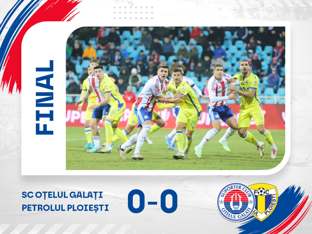 Superliga / Oțelul Galați şi Petrolul Ploiești au lăsat un punct în iarbă