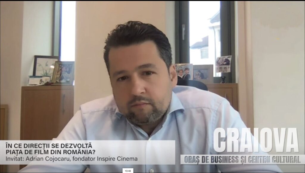 ZF: Adrian Cojocaru, fondatorul Inspire Cinema/ „Sunt oltean, venit în Craiova în 2001, la facultate, şi rămas aici“
