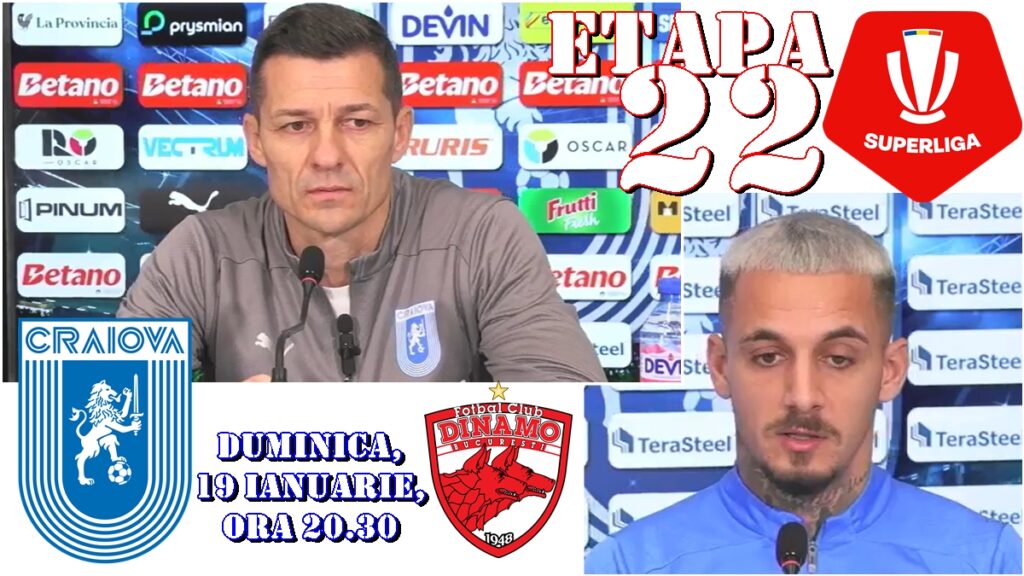 Costel Gâlcă şi Alex Mitriţă au prefaţat derbiul Universitatea Craiova – Dinamo