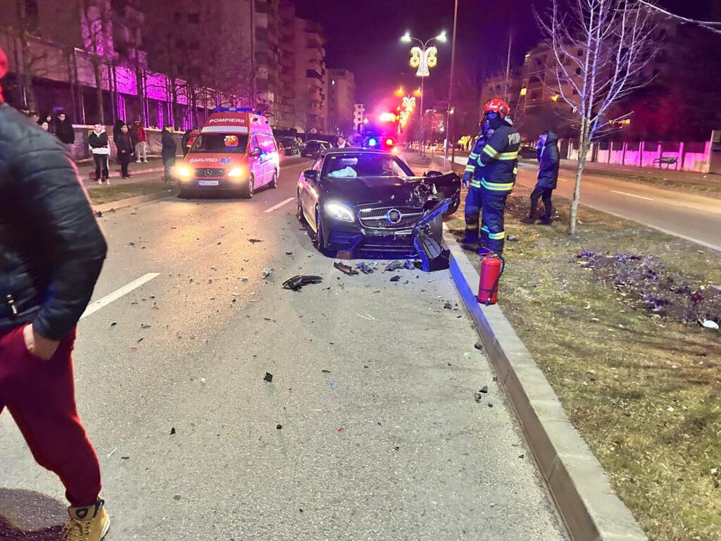 Accident rutier în municipiul Râmnicu Vâlcea