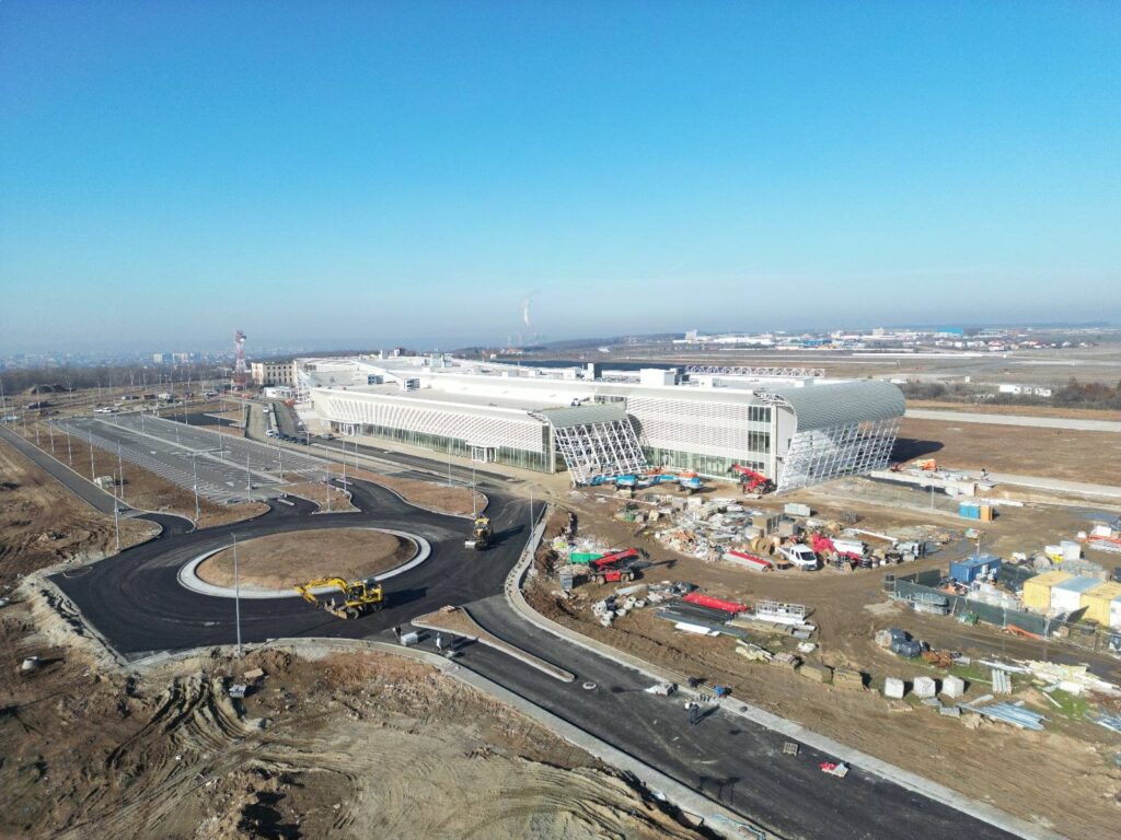 87% din lucrările la noul terminal al Aeroportului din Craiova au fost finalizate