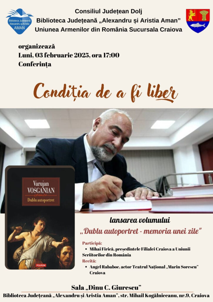 Conferința „Condiția de a fi liber”, la „Aman“