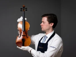 Preț record pentru o vioară Stradivarius