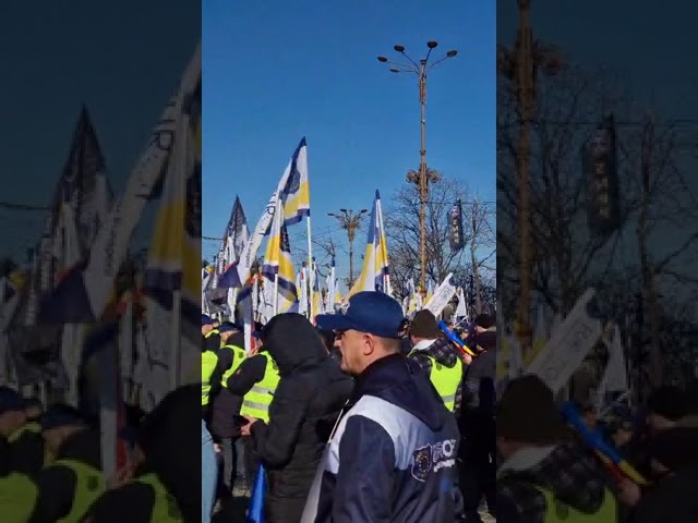 (VIDEO) Peste 250 de polițiști din Gorj participă la mitingul din București