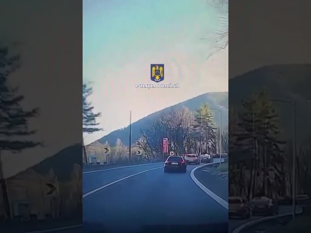 (VIDEO) Vâlcea: Permis reținut pentru comportament agresiv în trafic