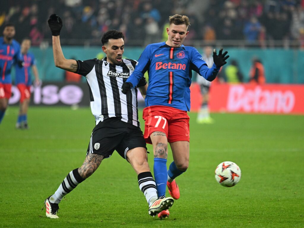 Europa League / FCSB, mai bună şi în retur decât PAOK!
