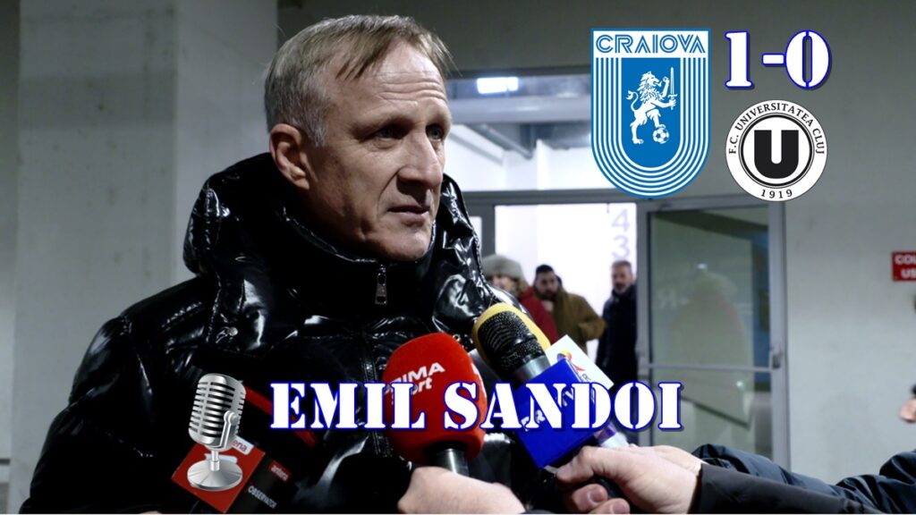 Emil Săndoi: „Este o victorie foarte importantă. Craiova are potențial!“