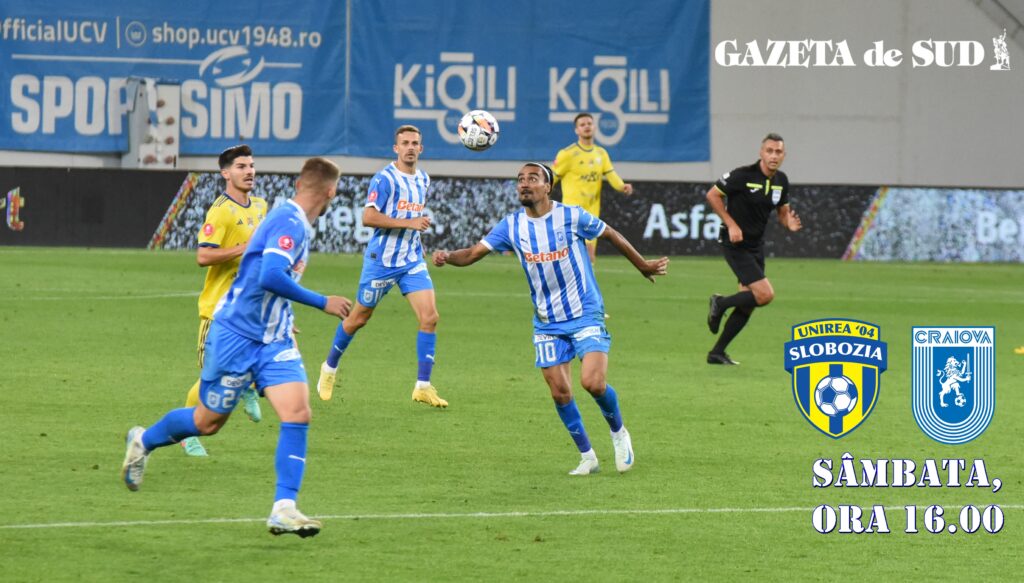 Slobozia – “U” Craiova / CCA a anunţat brigada partidei de la Clinceni