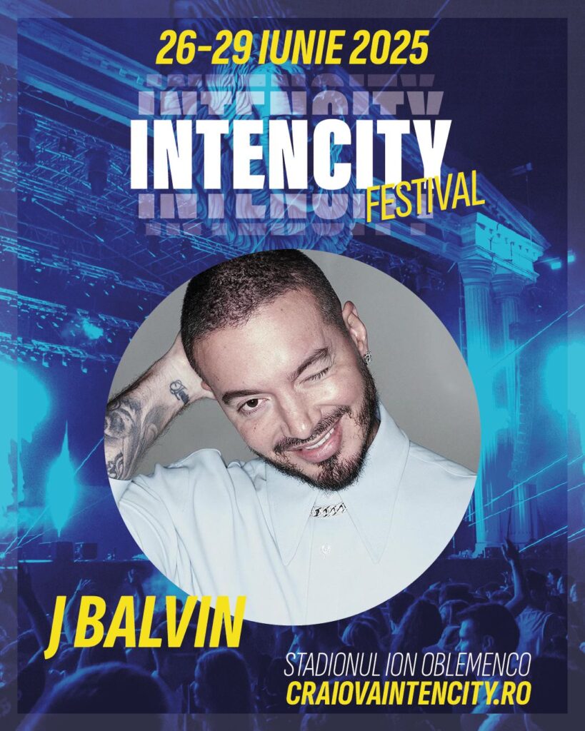 (VIDEO) J Balvin, pe scena Festivalului IntenCity