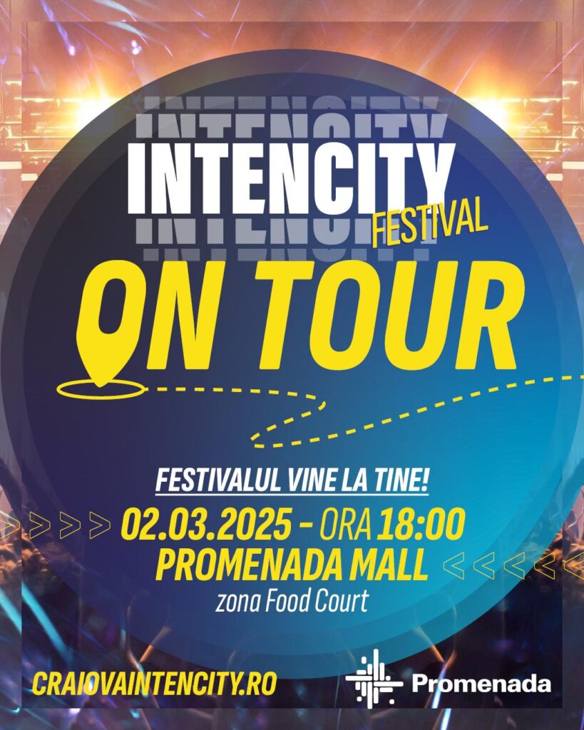 Caravana IntenCity ajunge la Promenada Mall Craiova