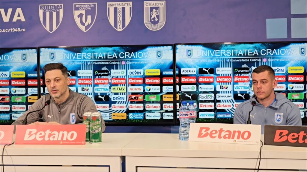 Mirel Rădoi și Alex Cicâldău au prefațat meciul „U“ Craiova – U Cluj
