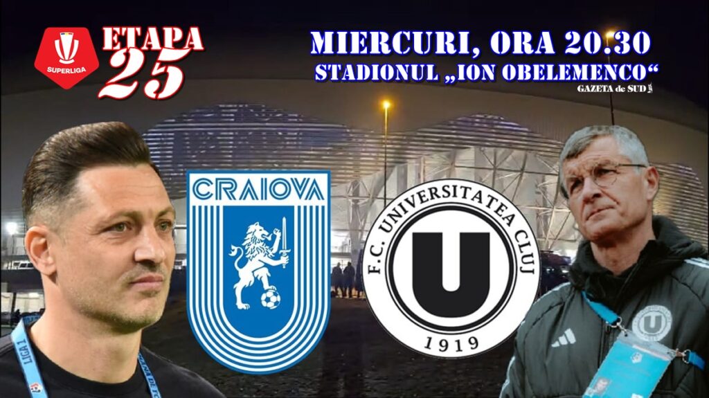 „U“ Craiova – U Cluj | Acum e momentul, răpuneți liderul!