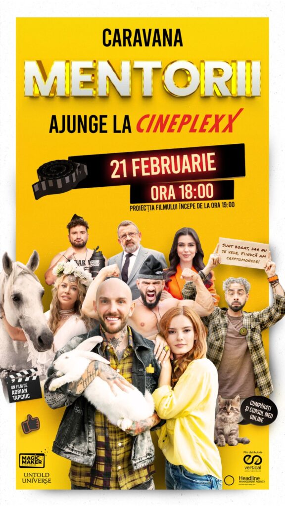 Întâlnește actorii din „Mentorii” la Cineplexx Craiova!