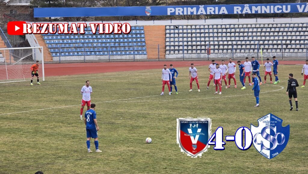 Liga 3 / SCM Vâlcea, greu de oprit: 4-0 cu ACSO Filiaşi!