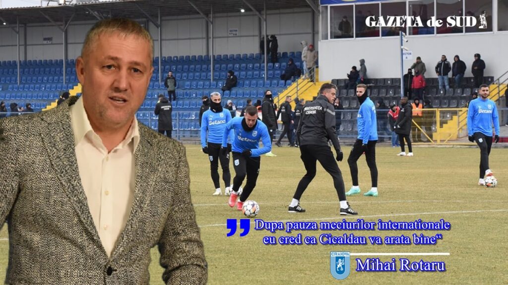 Mihai Rotaru pariază pe relansarea carierei lui Cicâldău