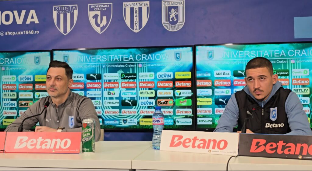 Mirel Rădoi şi Alisson Safira au prefaţat meciul “U” Craiova – Farul Constanţa