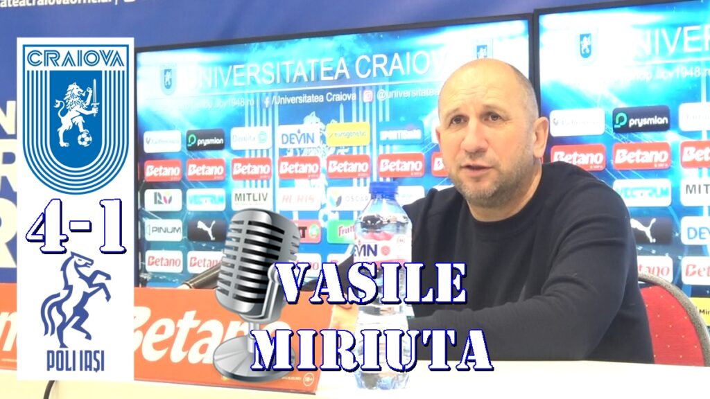 Vasile Miriuţă, dezamăgit după eşecul din Bănie: „Este o înfrângere care doare”