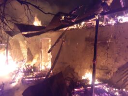 Incendiu la o casă din Mădulari