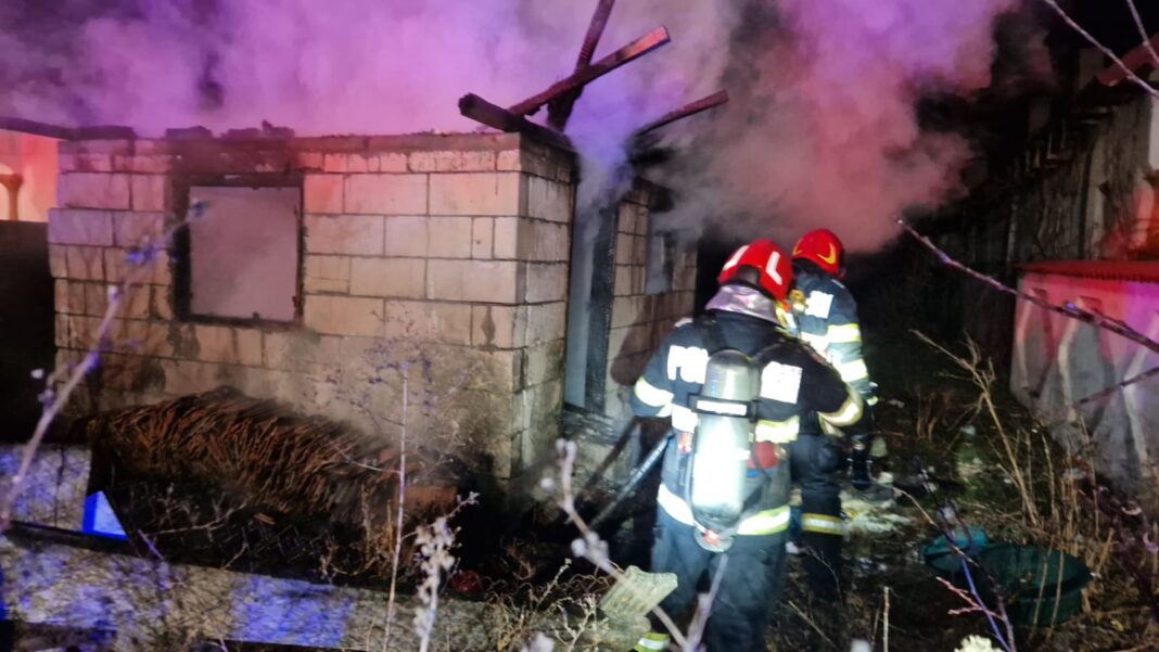 Bărbat, mort într-un incendiu din Frâncești