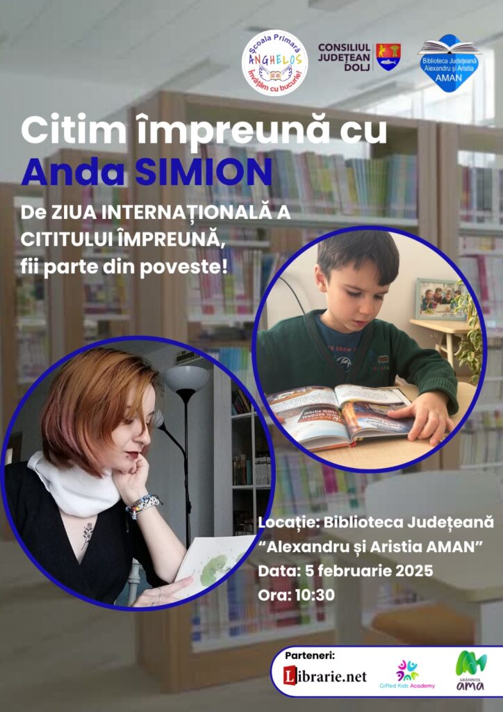 Atelier de lectură interactivă cu Anda Simion la „Aman“