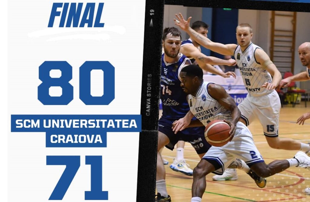 Baschet / Continuă lupta la play-off! SCMU Craiova face rocada în clasament cu Tg. Mureș