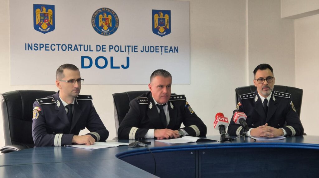 Poliţia Dolj şi-a făcut bilanţul: mai puţine furturi şi accidente rutiere grave în 2024