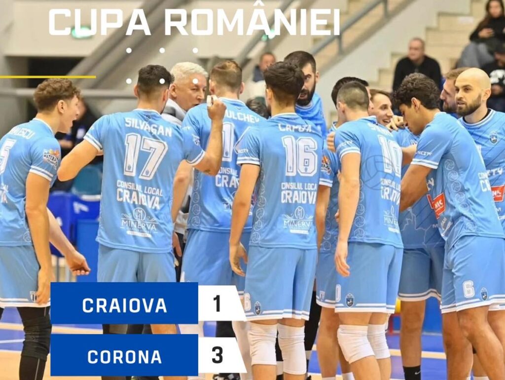 Volei (m) / Stop în semifinale! SCMU Craiova, eliminată din Cupă de Corona Brașov