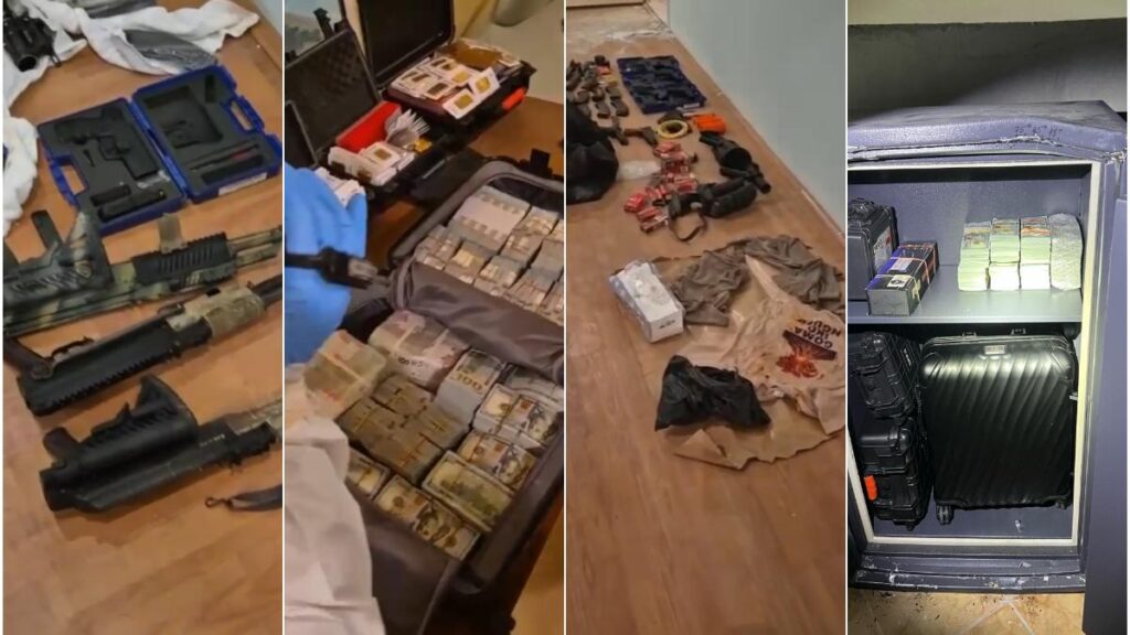 Arme, 3 milioane de dolari şi 27 kg de aur – bilanţul percheziţiilor la apropiaţi ai lui Călin Georgescu